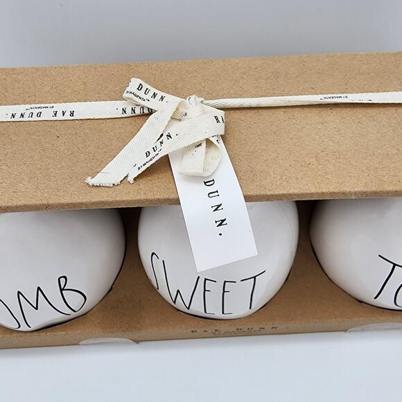 Rae Dunn Halloween Bud Vases 3 Piece Set Tomb Sweet Tomb Ivory Spooky Decor - Picture 4 of 9